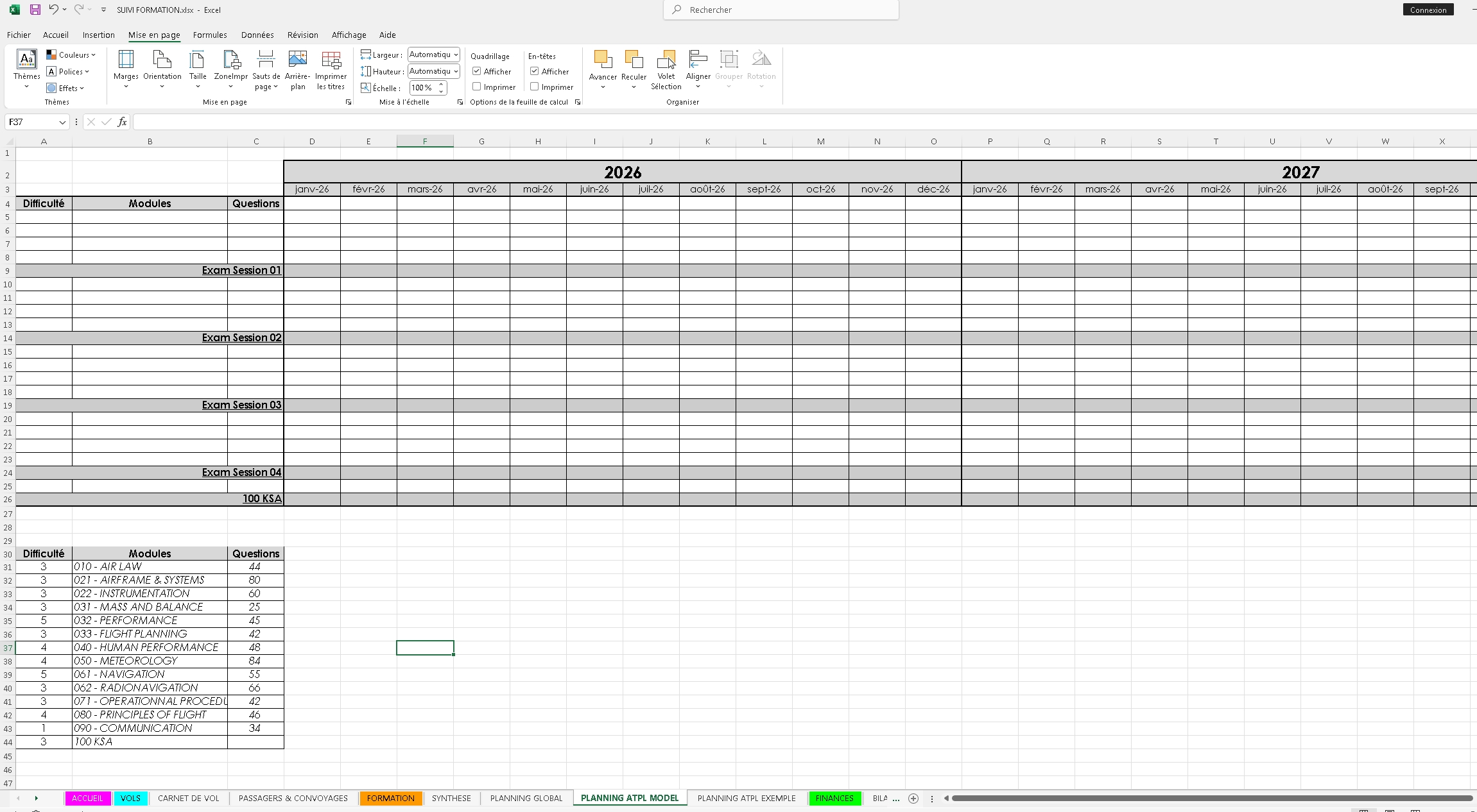 SUIVI PILOTE EXCEL + GUIDE - FINANCER SA FORMATION DE PILOTE DE LIGNE – Image 6